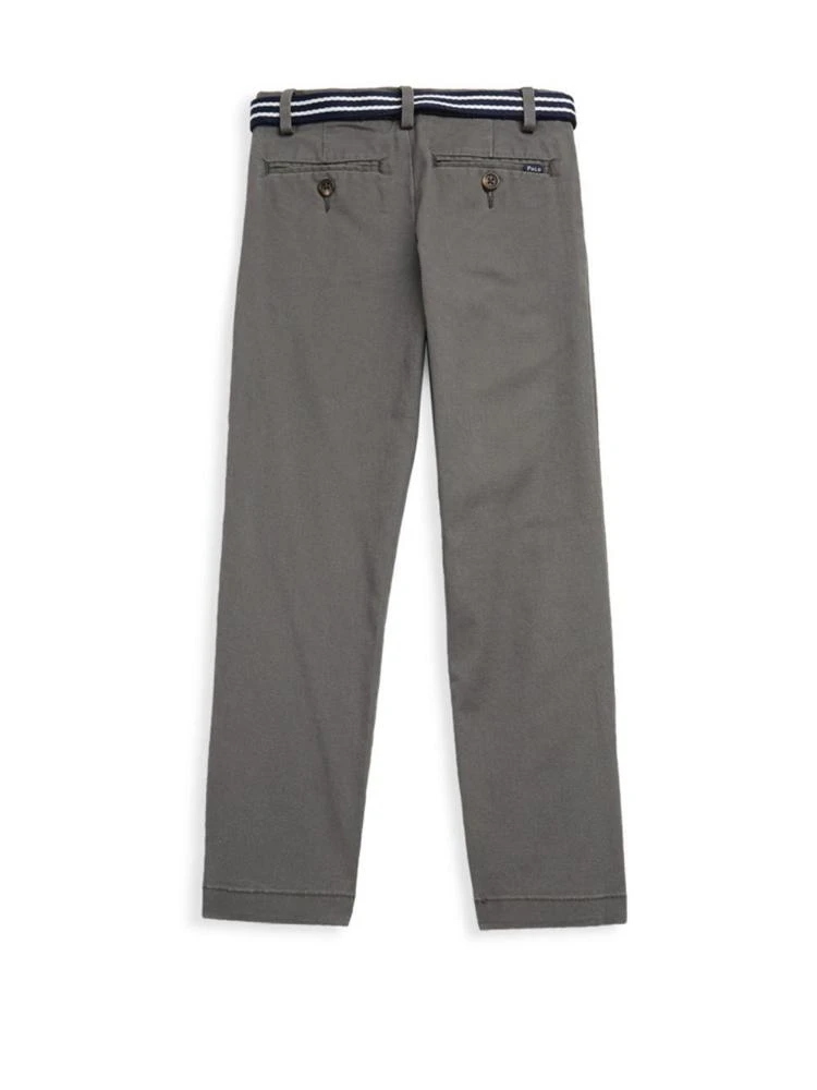 商品Ralph Lauren|Toddler's, Little Boy's & Boy's Belted Stretch Chino,价格¥184,第2张图片详细描述
