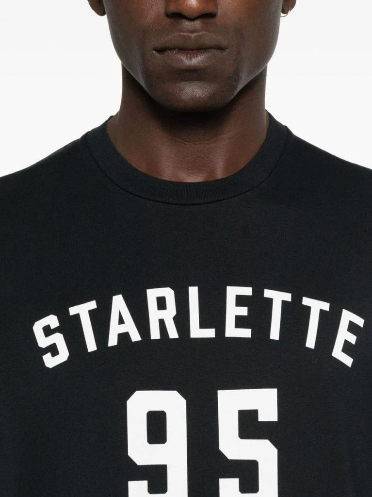 商品DSQUARED2|Printed Black T-Shirt With Bold White Details,价格¥2861,第2张图片详细描述