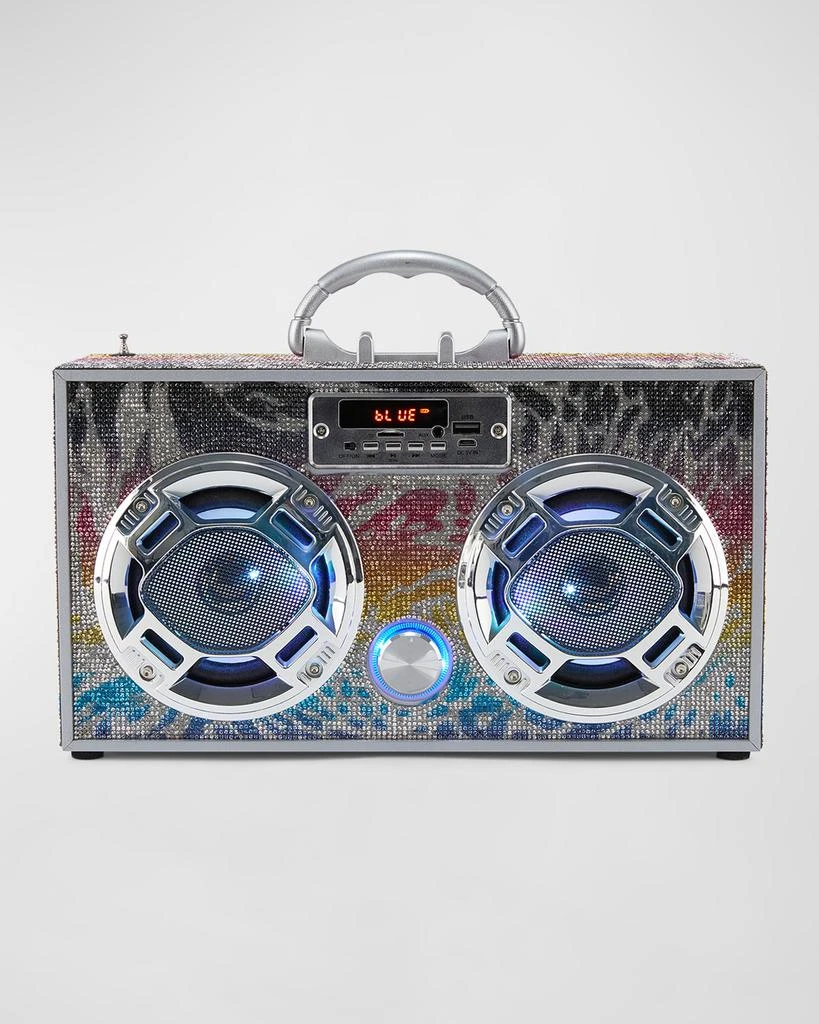 商品Wireless Express|Bluetooth Animal Bling Couture Boombox,价格¥241,第1张图片