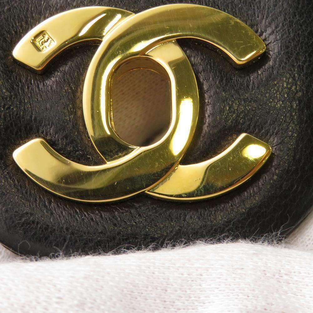 Chanel Black Lambskin Leather Square Mini Flap Bag商品第10张图片规格展示