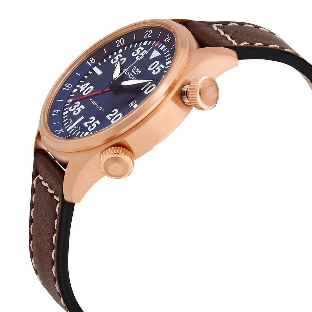 商品Glycine|Airpilot GMT Quartz Blue Dial Men's Watch GL0353,价格¥1267,第2张图片详细描述