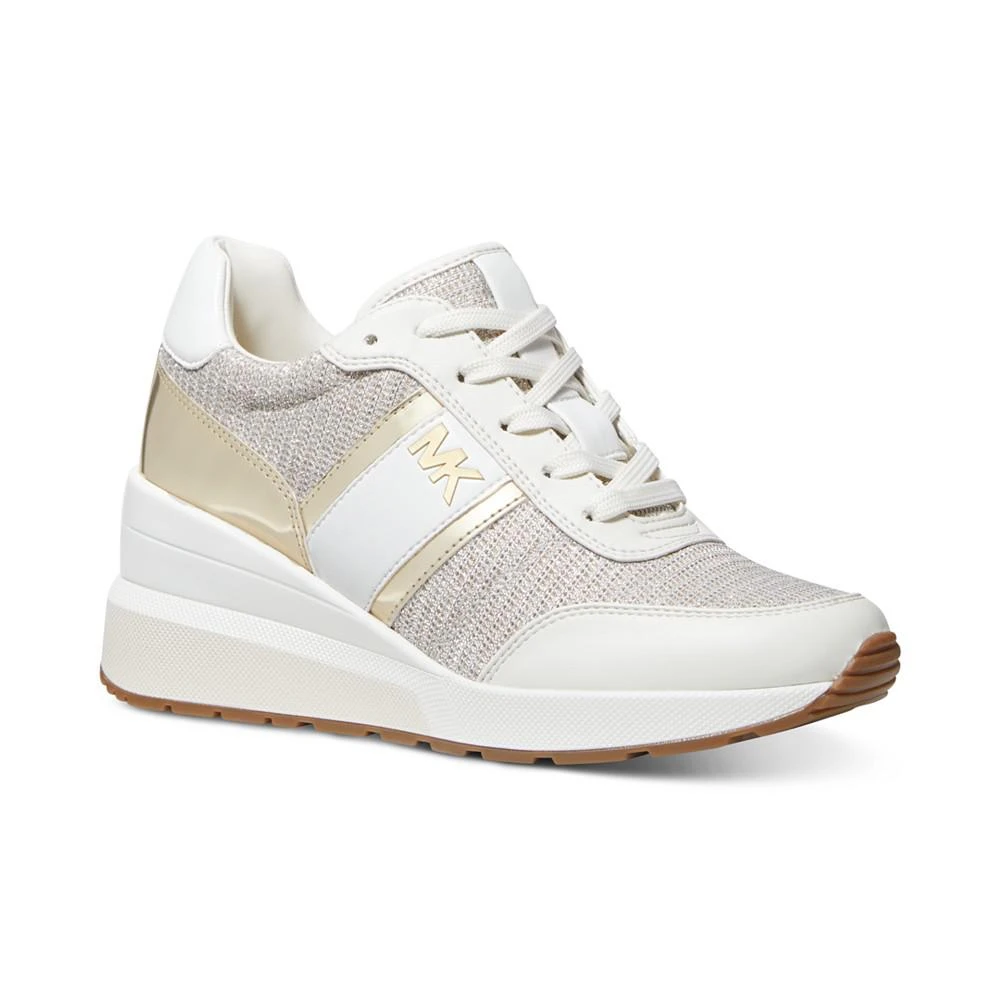 商品Michael Kors|Women's Mabel Trainer Lace-Up Logo Sneakers,价格¥727,第1张图片