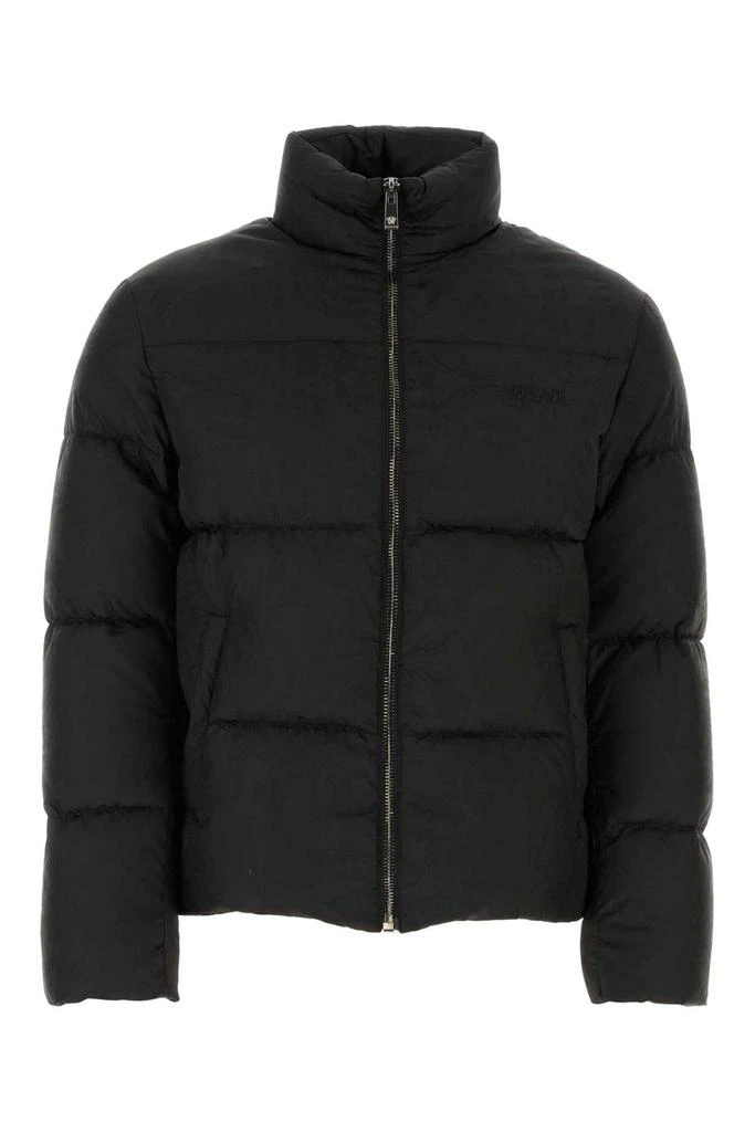 商品Versace|Versace Barocco Silhouette Zip-Up Puffer Jacket,价格¥9764,第1张图片