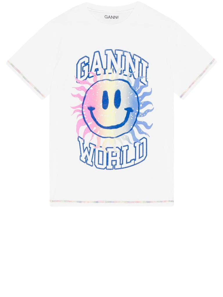 商品Ganni|Smiley t-shirt,价格¥384,第1张图片