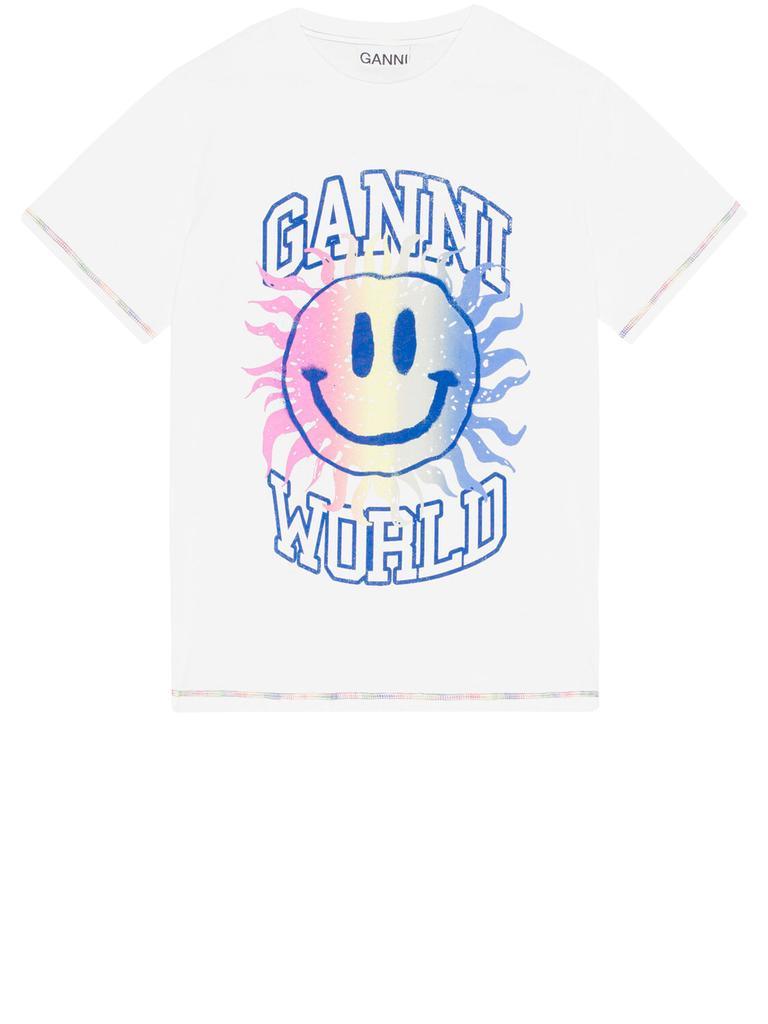 商品Ganni|Smiley t-shirt,价格¥503,第1张图片