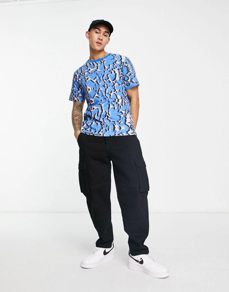 商品WeSC|WESC pattern t-shirt in blue,价格¥116,第1张图片