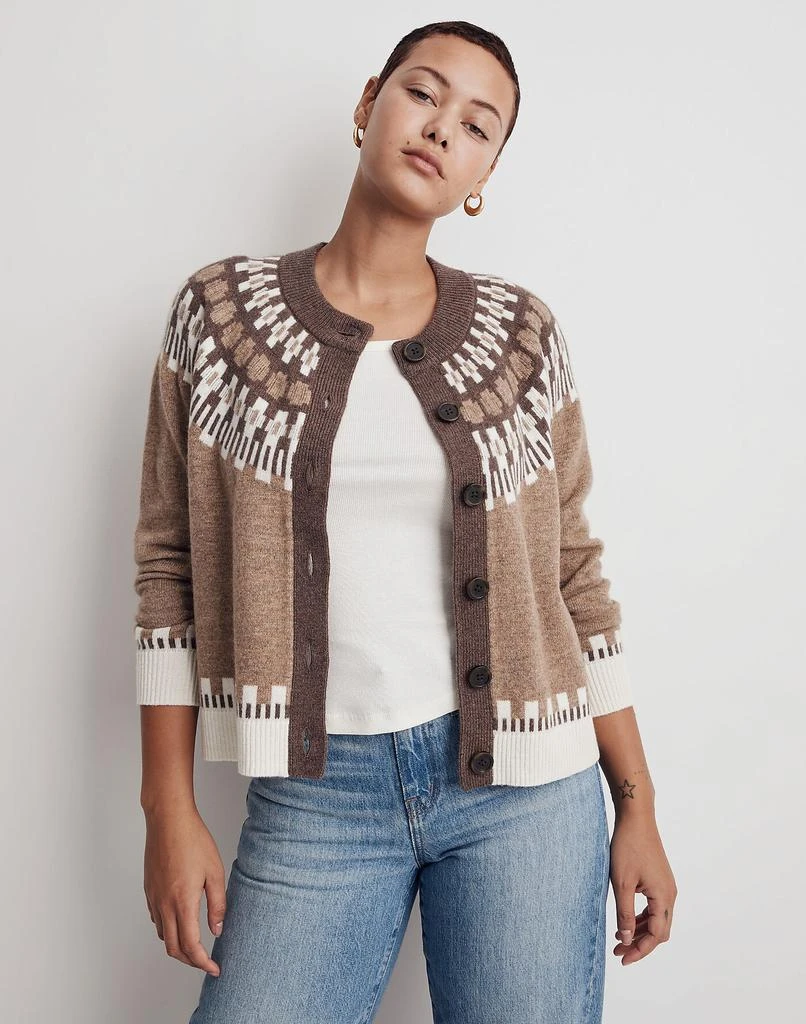 商品Madewell|Fair Isle Frankfort Cardigan Sweater,价格¥709,第1张图片