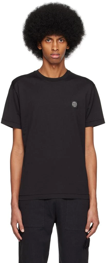 商品Stone Island|Black 20147 T-Shirt,价格¥1214,第1张图片