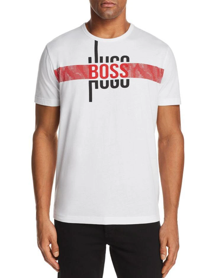 商品Hugo Boss|Green Logo Graphic Short Sleeve Tee ,价格¥417,第1张图片