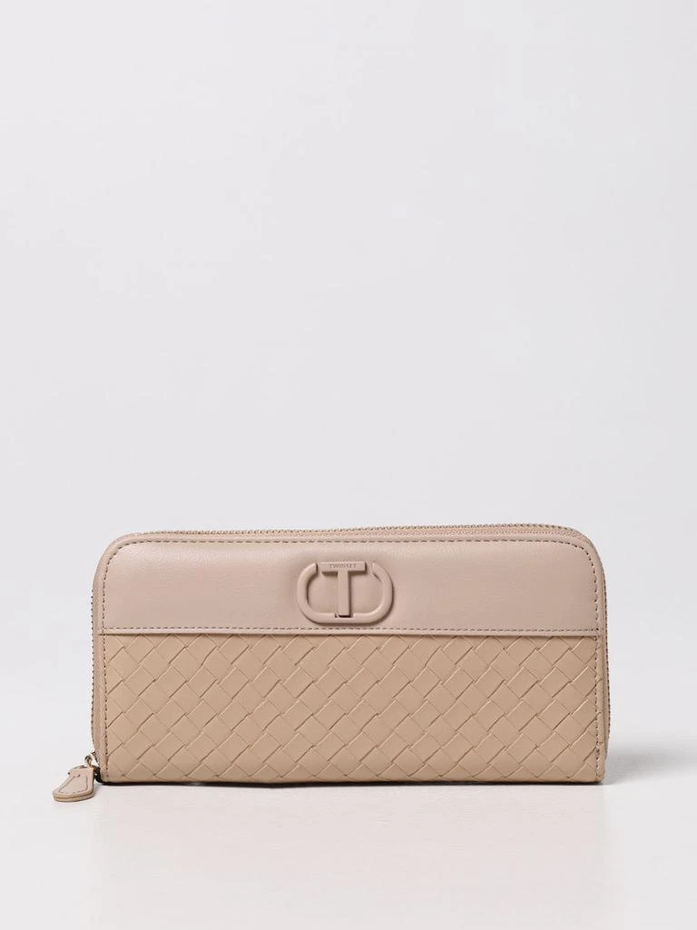 商品TWINSET|Continental Twinset wallet in synthetic leather,价格¥256,第1张图片