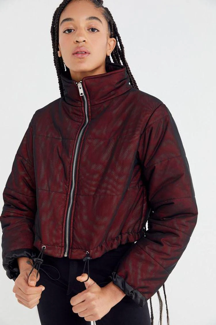商品I.AM.GIA|I.AM.GIA Road Warrior Mesh Cropped Puffer Jacket,价格¥887,第4张图片详细描述