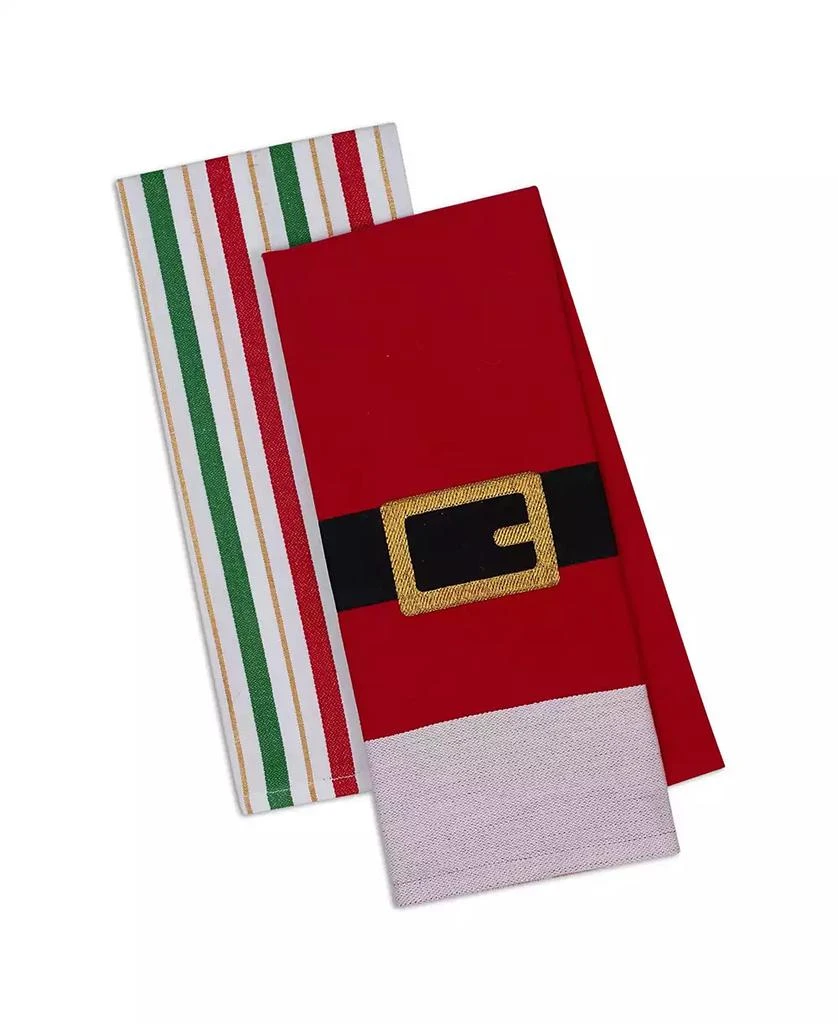 商品Design Imports|Assorted Santa Belt Dishtowel Set,价格¥134,第1张图片