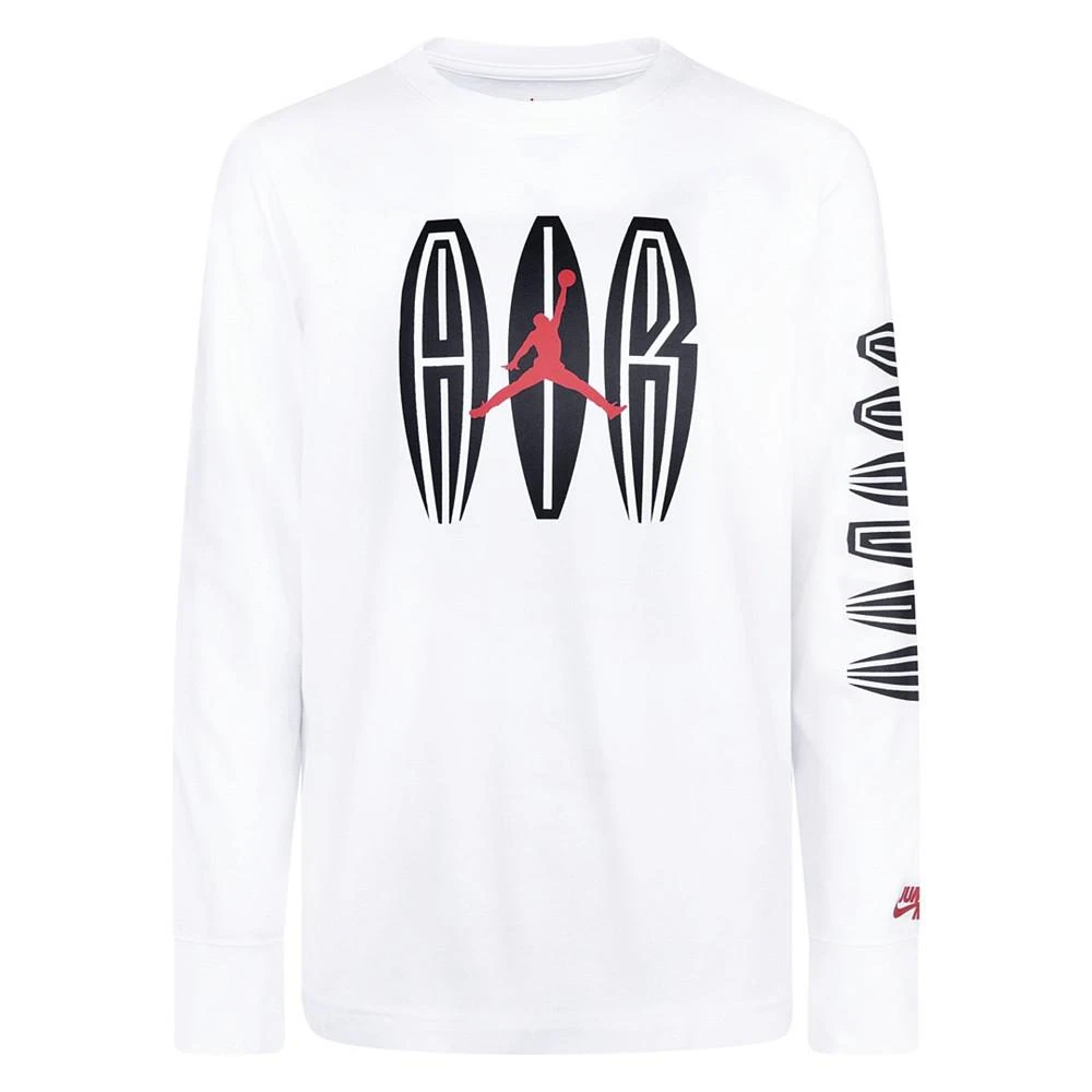 商品Jordan|Big Boys Air MVP Long Sleeve Graphic T-shirt,价格¥198,第1张图片
