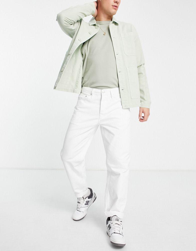 Topman relaxed jean in white商品第1张图片规格展示