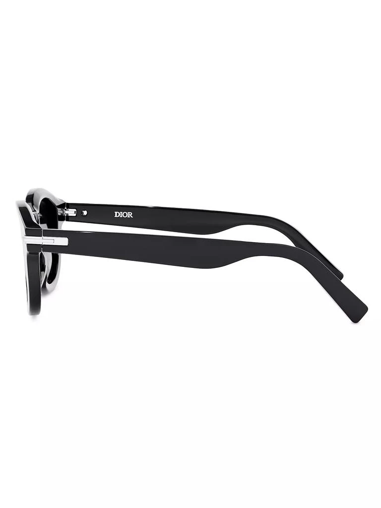 商品Dior|DiorBlackSuit R5I 48MM Round Sunglasses,价格¥1845,第3张图片详细描述