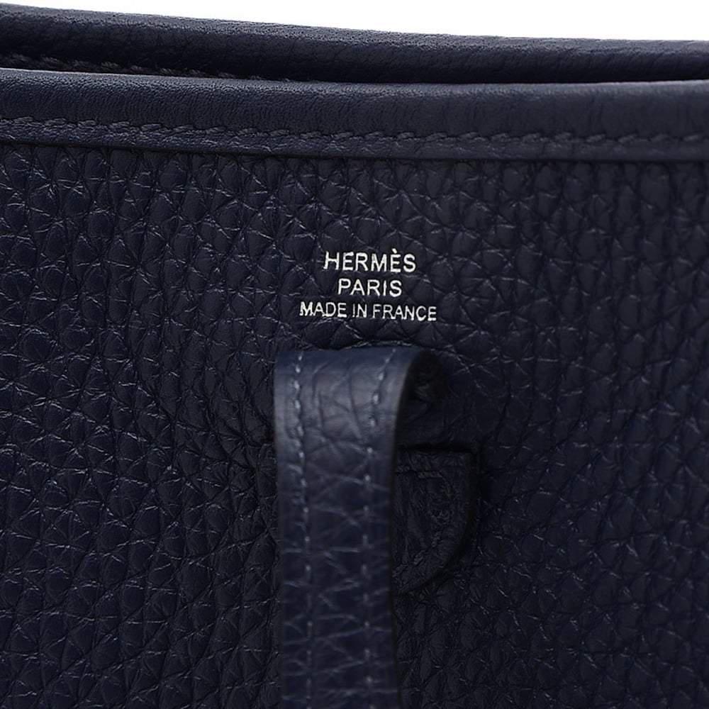 Hermes Evelyn TPM Shoulder Bag Amazon Taurillon Bleu Nuit Silver Hardware U Engraved商品第6张图片规格展示