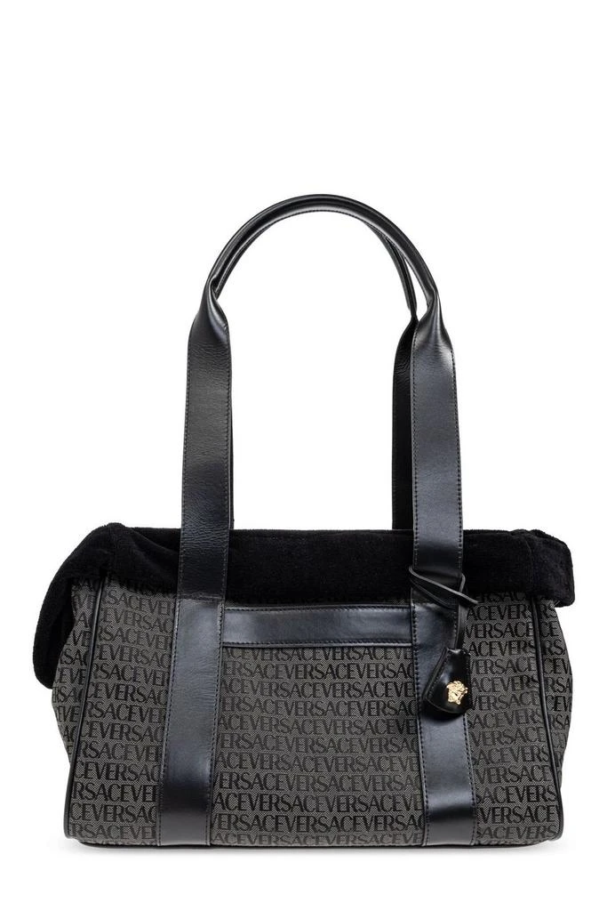 商品Versace|Versace All-Over Logo-Printed Pet Carrier,价格¥7623,第1张图片