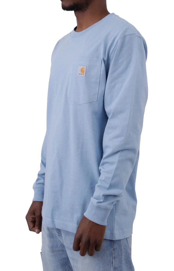 商品Carhartt|(K126) L/S Workwear Pocket Shirt - Alpine Blue Heather,价格¥195,第2张图片详细描述