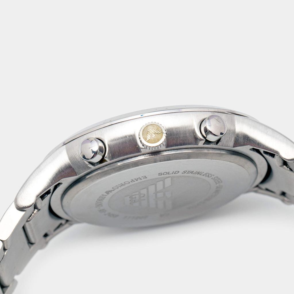 Emporio Armani Cream Stainless Steel Sportivo AR2458 Men's Wristwatch 43 mm商品第6张图片规格展示