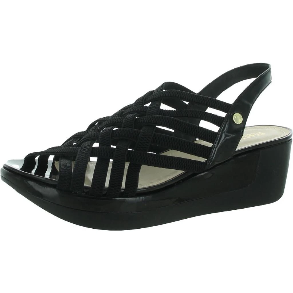 商品Kenneth Cole|Kenneth Cole Reaction Womens Pepea Weave Metallic Strappy Wedge Sandals,价格¥175,第2张图片详细描述