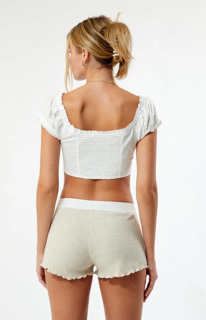 商品LA Hearts|Brushed Waffle Knit Micro Shorts,价格¥168,第3张图片详细描述