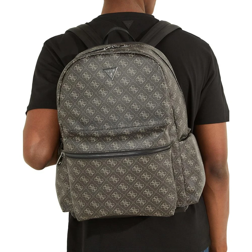 商品GUESS|Men's Vezzola Logo-Print Faux-Leather Backpack,价格¥702,第2张图片详细描述