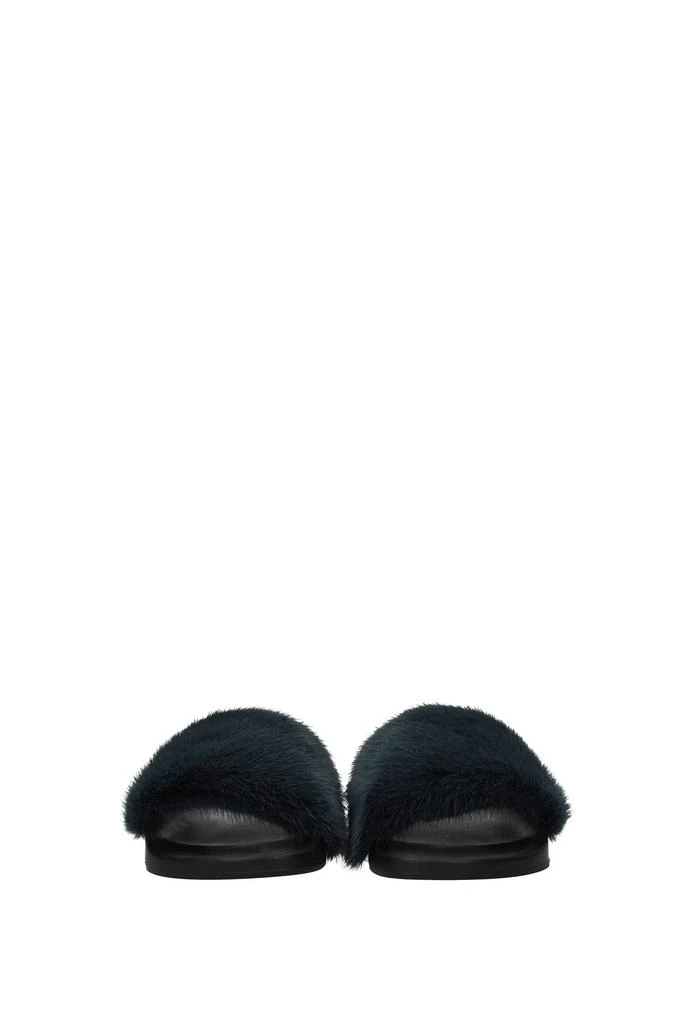商品Givenchy|Slippers and clogs Fur Blue,价格¥1940,第3张图片详细描述