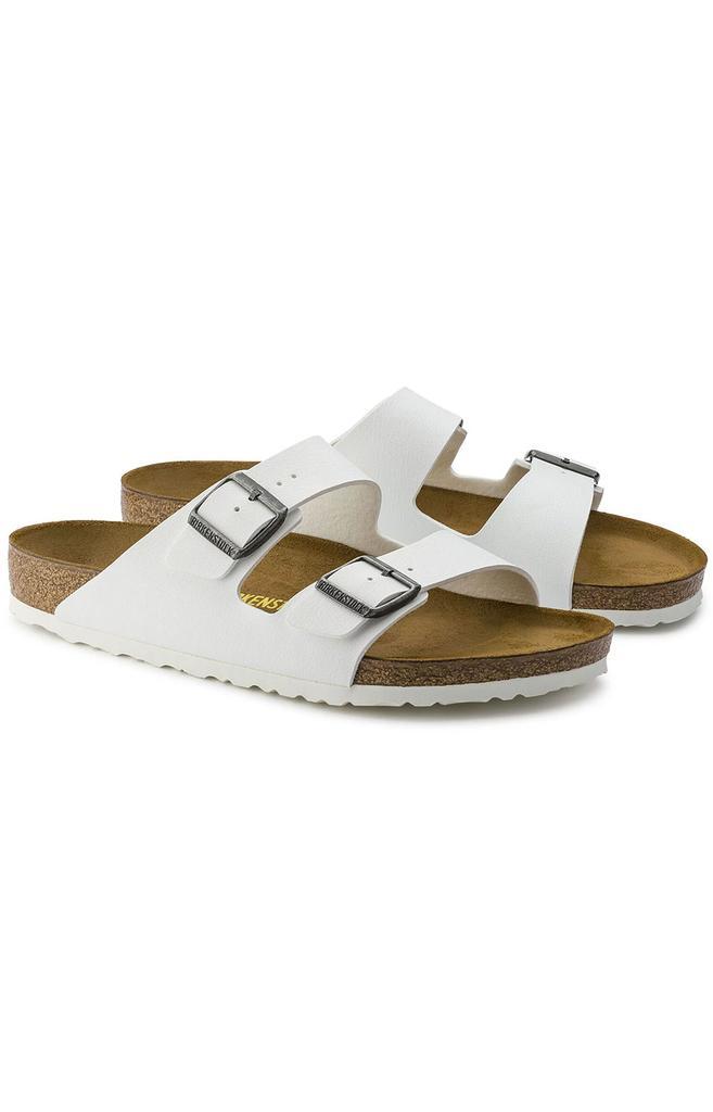 商品Birkenstock|(0552681) Arizona Sandals - White,价格¥810,第1张图片