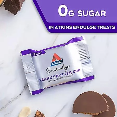 商品Atkins|Atkins Endulge Peanut Butter Cups Pack, Keto Friendly (44 ct.),价格¥160,第3张图片详细描述