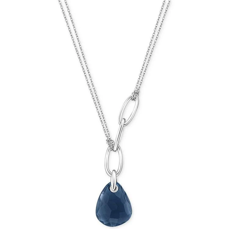 商品Swarovski|Parallele Silver-Tone & Faceted Stone Pendant Necklace,价格¥1103,第1张图片