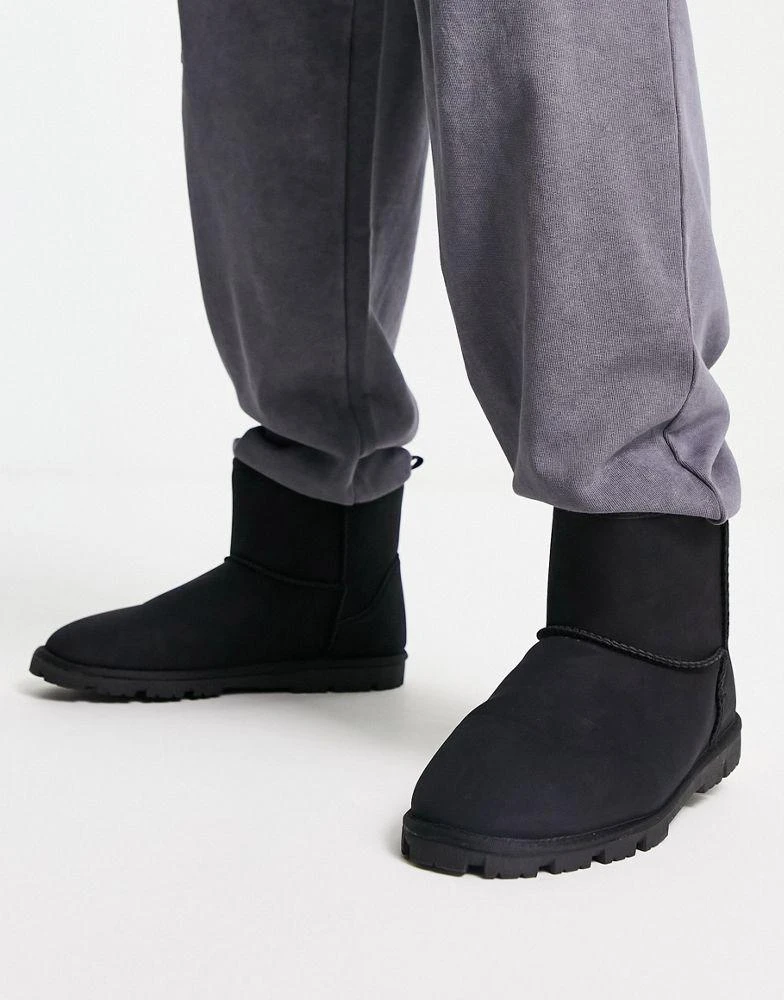 商品ASOS|ASOS DESIGN slippers boot in black,价格¥263,第4张图片详细描述