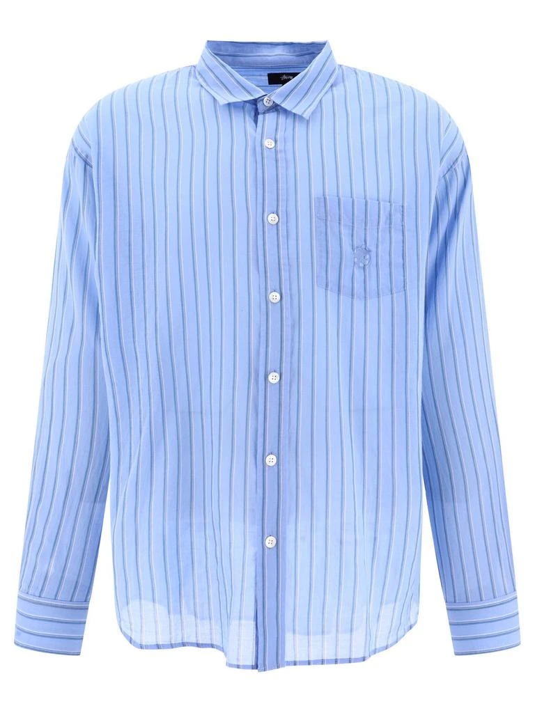 商品STUSSY|Stüssy Striped Button-Up Shirt,价格¥606,第1张图片