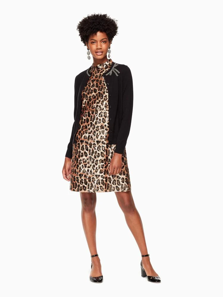 商品Kate Spade|leopard-print sequin dress,价格¥3379,第4张图片详细描述