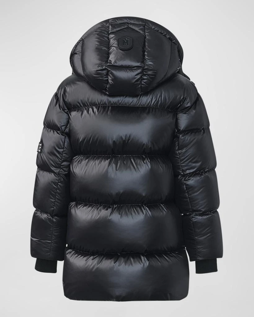 商品Mackage|Kid's Kennie Puffer Hooded Parker,价格¥3867,第3张图片详细描述