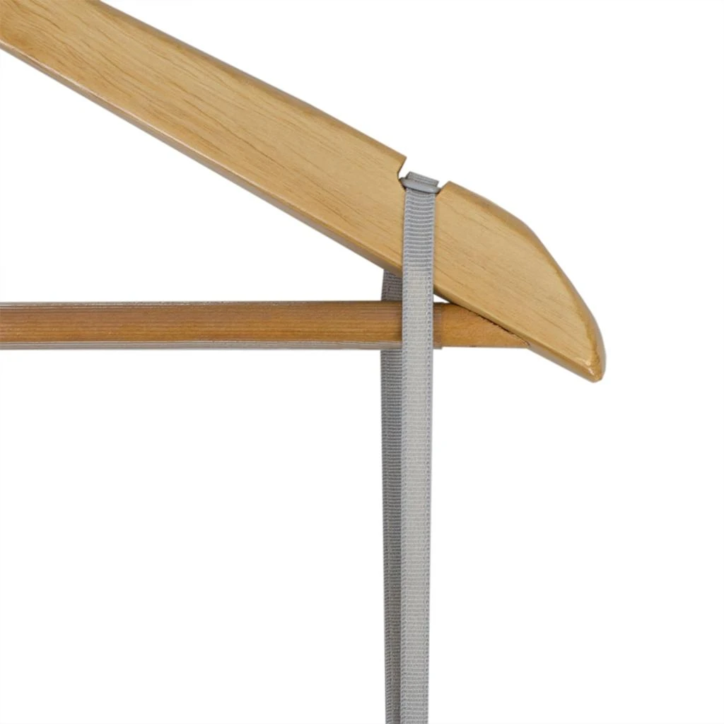 Home Basics Non-Slip Wood Hanger, (Pack of 5), Natural 商品