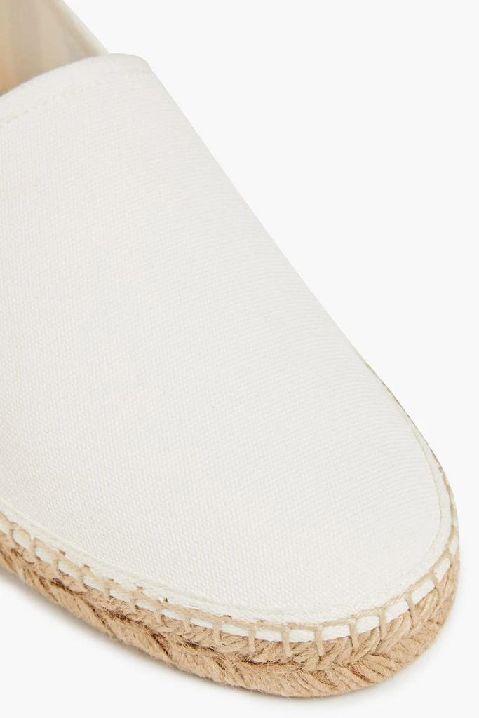 商品Off-White|Striped cotton-canvas espadrilles,价格¥776,第4张图片详细描述
