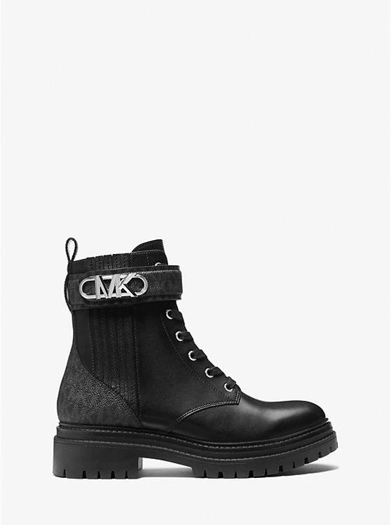 商品Michael Kors|Parker Leather Combat Boot,价格¥1808,第2张图片详细描述