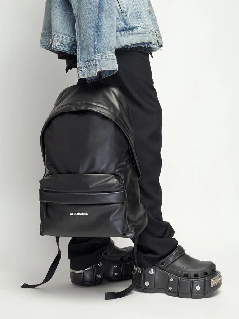 商品Balenciaga|Puffy Leather Backpack,价格¥12815,第2张图片详细描述