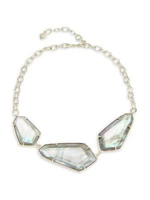 商品Kendra Scott|Violet Mother Of Pearl Statement Necklace,价格¥355,第1张图片