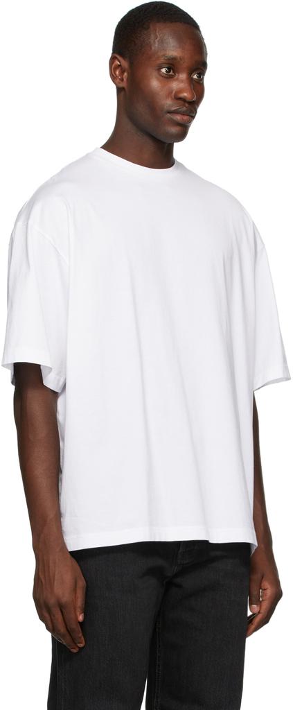 White Short Sleeve T-Shirt商品第2张图片规格展示