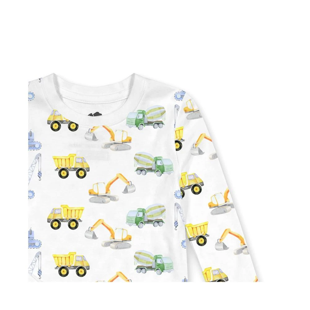 商品Paper Cape|Toddler|Child Boys Pima Cotton, Two Piece Pajama Set,价格¥412,第2张图片详细描述