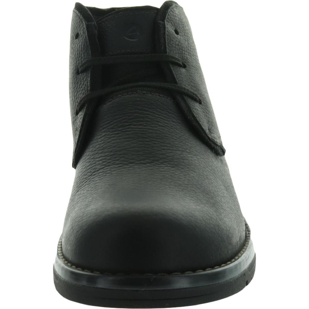 Clarks Morris Lace Men's Tumbled Leather Round Toe Chukka Boots商品第6张图片规格展示