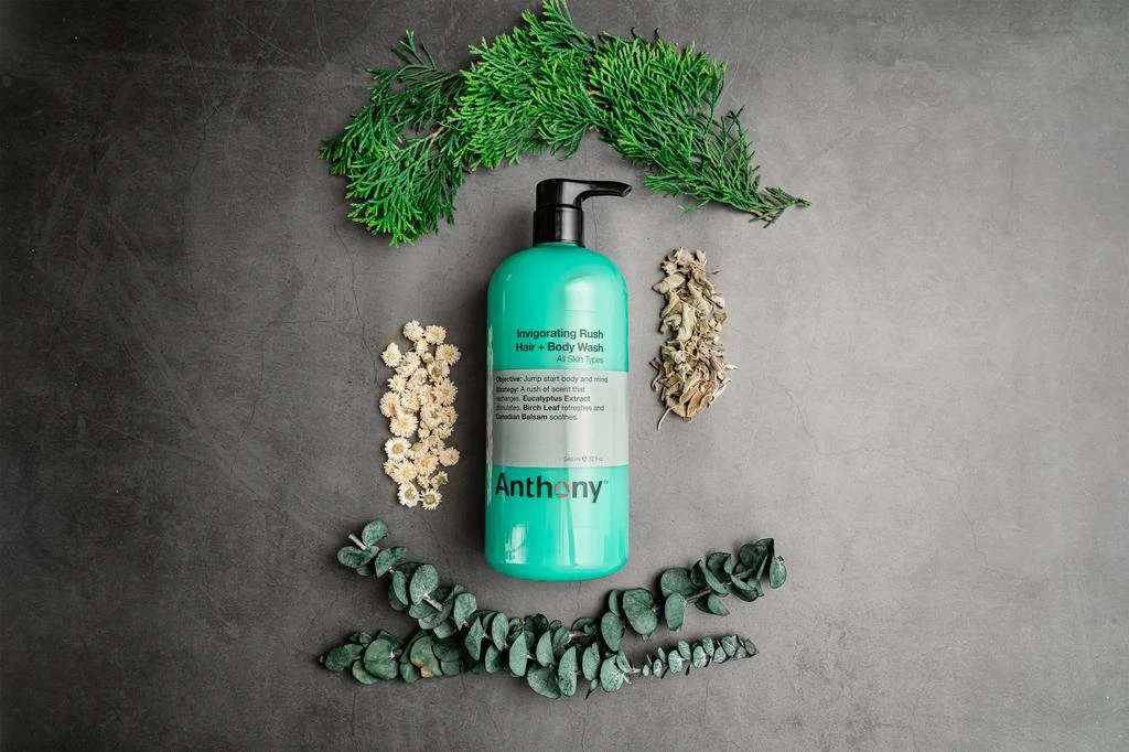 商品Anthony|Invigorating Rush Hair & Body Wash,价格¥471,第3张图片详细描述