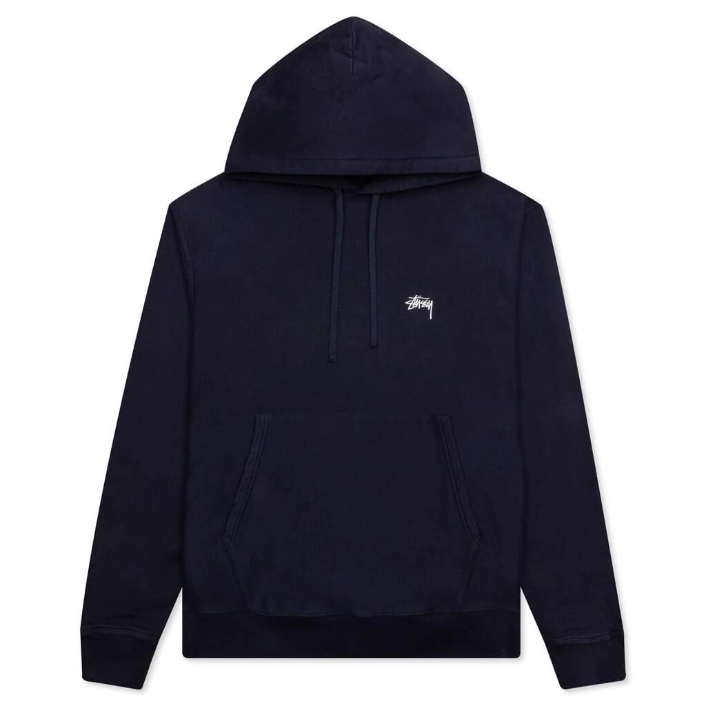 商品STUSSY|Stussy Stock Logo Hoodie - Navy,价格¥806,第1张图片