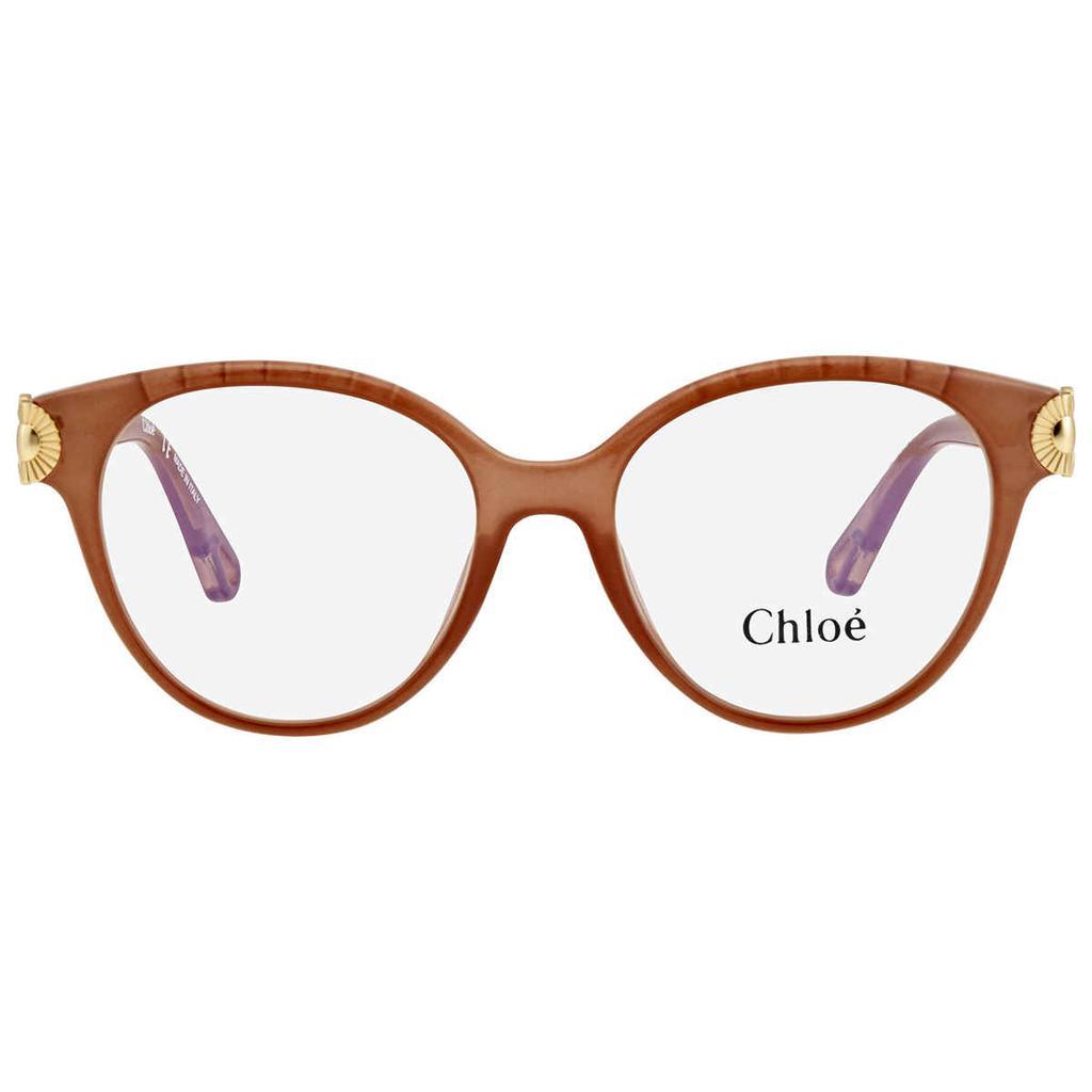 商品Chloé|Chloe Ladies Pink Square Eyeglass Frames CE2733 272 52,价格¥356,第4张图片详细描述