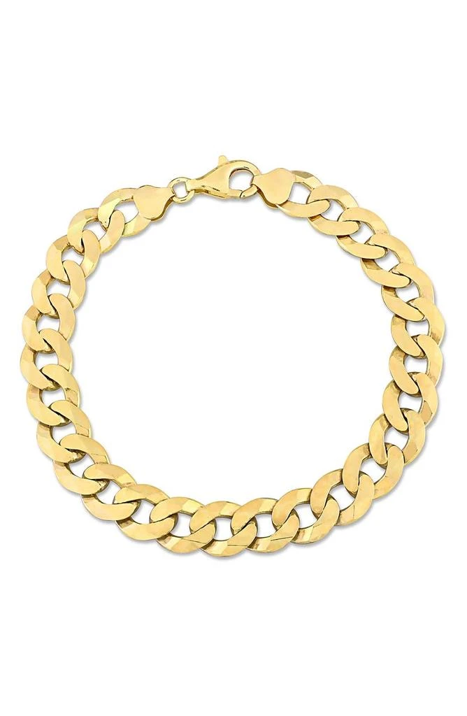 商品DELMAR|18K Gold Plated Curb Link Chain Bracelet,价格¥1124,第1张图片