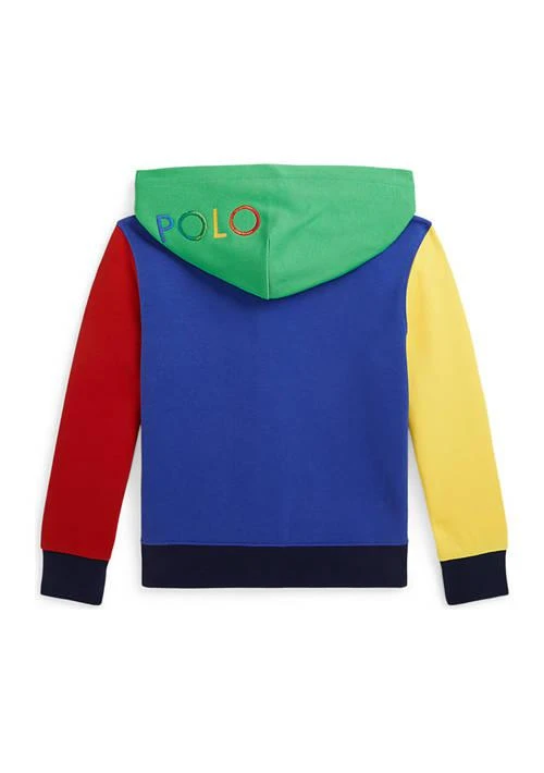 商品Ralph Lauren|Lauren Childrenswear Boys 2 7 Color Blocked Ombre Logo Zip Hoodie,价格¥285,第2张图片详细描述