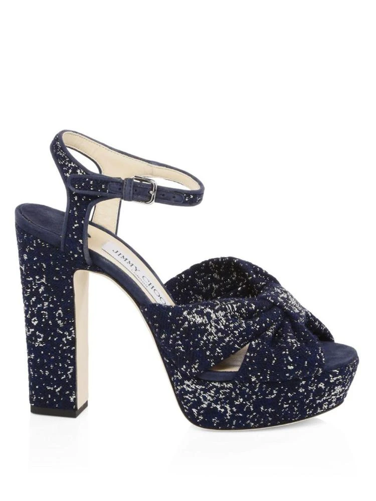 商品Jimmy Choo|Heloise Jacquard Platform Sandals,价格¥2623,第5张图片详细描述