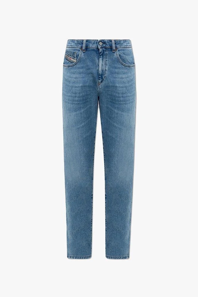 商品Diesel|Diesel 2019 D-Strukt Slim-Fit Logo Patch Jeans,价格¥1033,第1张图片