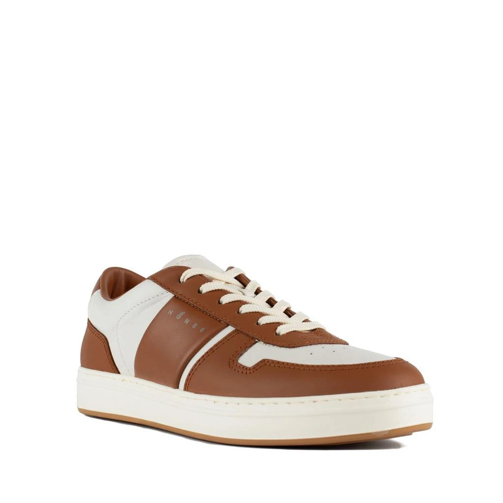 商品hogan|Hogan H-Tv White And Brown Sneakers,价格¥2697,第3张图片详细描述